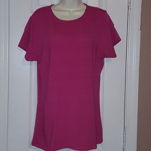 ✂️🛍 MaRkDOwN♾ Pink Stretch Athletic T-shirt NWOT